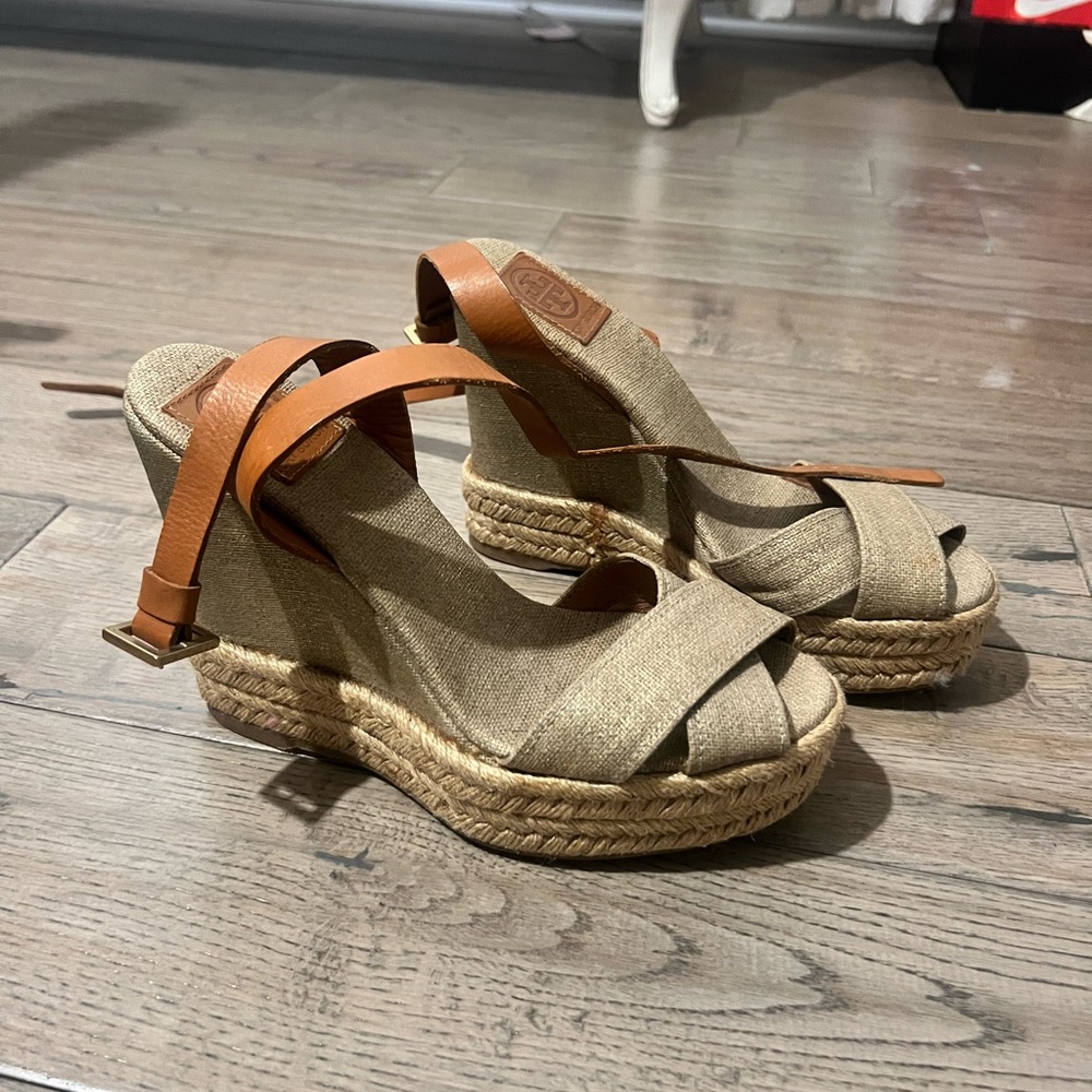 Tory Burch espadrille wedges